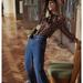 Zara Tops | Floral Print Blouse | Color: Brown | Size: L