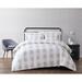 Everyday Buffalo Plaid Duvet Cover Set by Truly Soft in Khaki White (Size TWINXL)