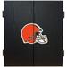 Imperial Cleveland Browns Fans Choice Dartboard Cabinet