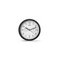 Horloge analogique murale noire 25CM temp/humidité RP-1005-N Elbe