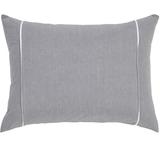 India's Heritage Chambray Cotton Sham 100% Cotton in Gray | 20 H x 26 W in | Wayfair Chambray Grey Std Sham