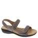 Trotters Romi Woven - Womens 10 Pewter Sandal Medium