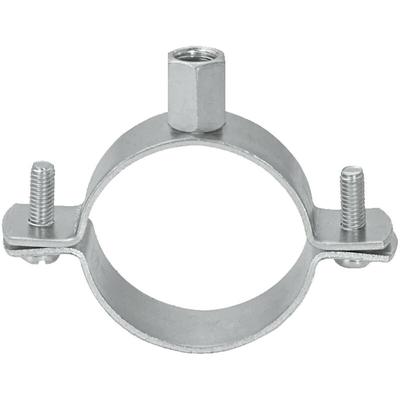 Tecuro - Schraub-Rohrschelle ø 83-91 mm, M8/M10 Anschlussgewinde, verzinkt Image
