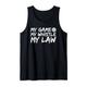 My Game My Whistle My Law Volleyball Schiedsrichter Kleidung Geschenke Tank Top