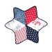 Star Shaped Patriotic 18" x 18" Throw Pillow Decorative 4th of July