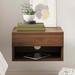 Nathan James Jackson Modern Floating Bedroom Nightstand with Storage Drawer and Open Shelf Cubby