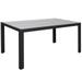 CorLiving Sun Bleached Black Outdoor Dining Table