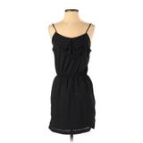 Forever 21 Casual Dress - Mini Scoop Neck Sleeveless: Black Solid Dresses - Women's Size Small