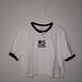 Vans Tops | New Womens Vans El Why Graphic Tee Crop Top T-Shirt Size Large Vn0a4dnuyb2 | Color: Black/White | Size: L