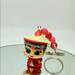 Disney Accessories | Handmade Flora Disneydoorable Keychain | Color: Red | Size: Os
