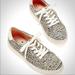 Kate Spade Shoes | Kate Spade Jame Fleet Sneakers Tweed Metallic Fringe Lace Up Silver Gold | Color: Gold/Silver | Size: 9.5