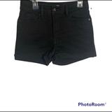 Levi's Shorts | Levi’s Denizen High-Rise Shortie Cuffed Shorts Size 7 Juniors | Color: Black | Size: 7j