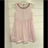 J. Crew Dresses | J. Crew Girl’s Size 6 Pale Lavender Dress Rhinestone Collar Euc | Color: Purple | Size: 6g