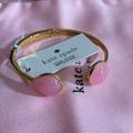 Kate Spade Jewelry | Kate Spade Real Pink Jade Cuff Nwt | Color: Gold/Pink | Size: Os