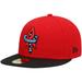 Men's New Era Red Rocket City Trash Pandas Authentic Collection Team Alternate 59FIFTY Fitted Hat