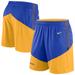 Men's Nike Royal/Gold Los Angeles Rams Sideline Primary Lockup Performance Shorts