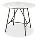 Sarreid Ltd Portofino Coffee Table Metal in Black/Gray/White | 29 H x 36 W x 36 D in | Wayfair 53169