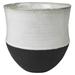 Gracie Oaks Ilkay Gray/Black Ceramic Table Vase Ceramic in Black/Gray | 7.75 H x 8 W x 8 D in | Wayfair 74892ADB8F814BC48AE0A1BBCDA6B591