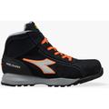 Chaussure de sécurité montante noire-orange Diadora utility glove mds mid S3 hro src - 177662C9545