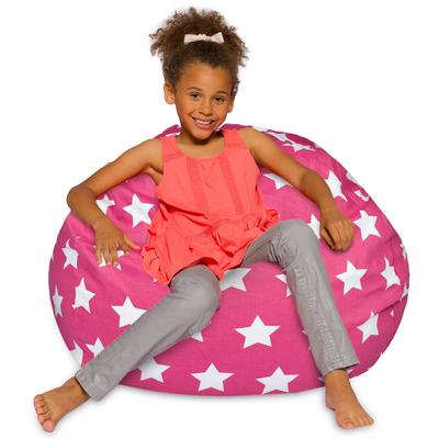 Kids Bean Bag Chair, Big Comfy Chair - Machine Washable Cover