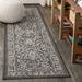 JONATHAN Y Estrella Bohemian Medallion Textured Weave Indoor/Outdoor Area Rug