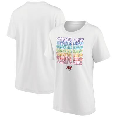 Tampa Bay Buccaneers Pride Graphic T-Shirt – Weiß – Damen Image