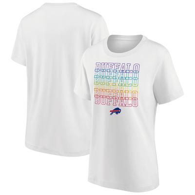 Buffalo Bills Pride Graphic T-Shirt – Weiß – Damen Image