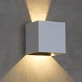 Tech Lighting Vex 4 1/2"H White 3000K LED Outdoor Wall Light