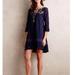 Anthropologie Dresses | Holding Horses Anthropologie Navy Crochet Agusta Swing Dress | Color: Blue | Size: L