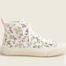 J. Crew Shoes | Jcrew- Classic High-Top Sneakers Nib | Color: Pink/White | Size: 7.5