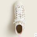 J. Crew Shoes | Jcrew- Classic High-Top Sneakers Nib | Color: Pink/White | Size: 8