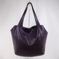 Coach Bags | Coach Distressed Leather Large Shopper Tote Bag | Color: Purple | Size: 13.5"L X 2"W X 11.5"H