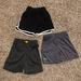 Under Armour Bottoms | Euc 3 Pairs Of Boys Shorts Size 2t | Color: Black/Gray | Size: 2tb