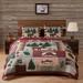 Moose Lodge Quilt And Pillow Sham Set by Greenland Home Fashions in Multi (Size 3PC FULL/QU)