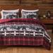 Timberline Quilt And Pillow Sham Set by 4D Concepts in Red (Size 2PC TWIN/XL)