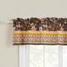 Audrey Window Valance by Barefoot Bungalow in Chocolate