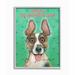 Harriet Bee 'Beware Dog Can't Hold its Licker Funny Cartoon Pet Design' by Gary Patterson Drawing Print in Brown/Gray/Green | Wayfair