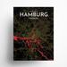 17 Stories Hamburg City Map Graphic Art Paper in Red/Black/Yellow | 24 H x 18 W x 0.05 D in | Wayfair 9EA8F6124E1546D1BD690552B927B94A