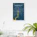 17 Stories Washington - Wrapped Canvas Graphic Art Paper in Blue/Yellow | 17 H x 11 W x 0.05 D in | Wayfair 8AA9680FF3164A85830FE5F1977AE364