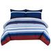 Nouvelle Home Harbor Stripe Duvet Cover Set Cotton in Red | Queen | Wayfair DSHS01FQ