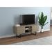 TV Stand-47.25"Long/Dark Taupe with 2 Drawers and 3 Shelves - 47.25" x 15.75" x 19.7 "