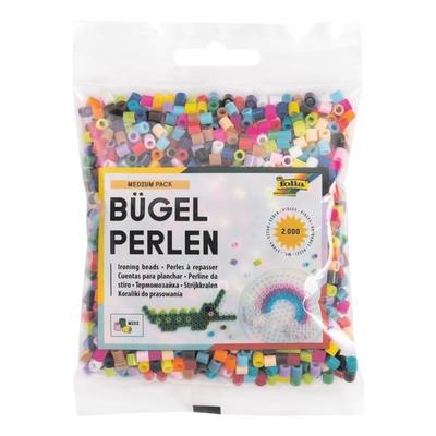 2000er-Pack Bügelperlen »22 Farben«, folia