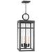 Hinkley Porter 12" Wide Aged Zinc 4-Light LED Mini Pendant