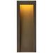 Taper 24"H Textured Oil-Rubbed Bronze LED Outdoor Wall Light