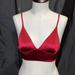 Pink Victoria's Secret Tops | Deep Red Or Satin Bralett Camisole | Color: Red | Size: Xs