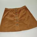 Madewell Skirts | Madewell Woman's High Rise Mini Skirt Brown Size 10 Pre-Owned | Color: Brown | Size: 10