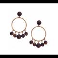 Kate Spade Jewelry | Kate Spade Tortoise Bauble Drop Hoops Earrings | Color: Brown/Gold | Size: Os