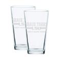 LSU Tigers Two-Pack 16oz. Personalized Etched Team Pint Glass