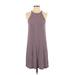 Gap Casual Dress - A-Line High Neck Sleeveless: Pink Print Dresses - Women's Size X-Small