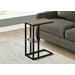 Accent Table / C-Shaped / End / Side / Snack / Living Room / Bedroom / Metal / Laminate / Brown / Black / Contemporary / Modern - Monarch Specialties I 3672